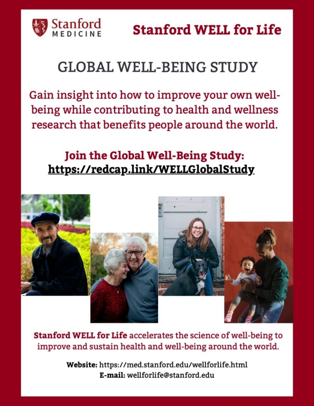 Global Well-Being Study flyer